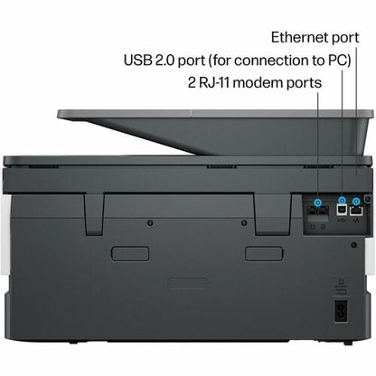 Impresora de inyección de tinta transparente OfficeJet Pro 9125E, color P/S/C/F, alimentador automático de documentos (ADF), USB, WL 1200 x 1200