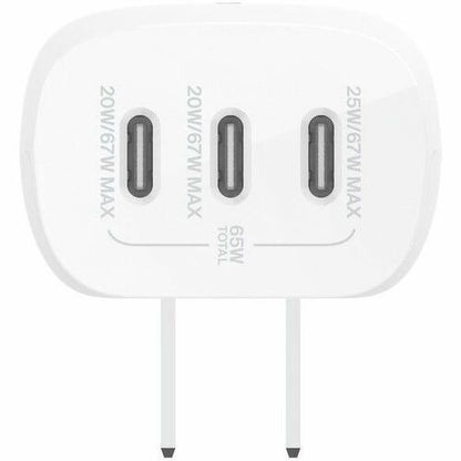Belkin 67W Portable 3-Port USB-C Wall Charger