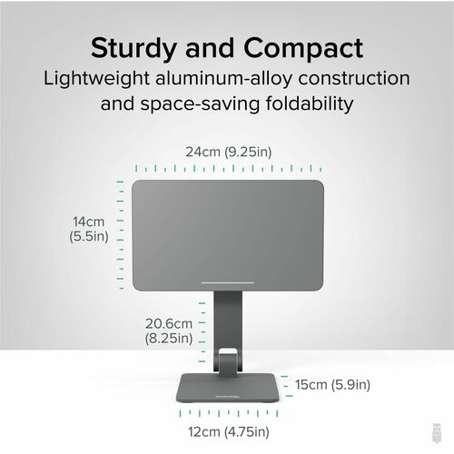 Support magnétique pour tablette Plugable pour iPad Stand Com