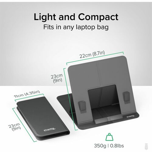 Support pliable et portable pour tablette graphique Plugable