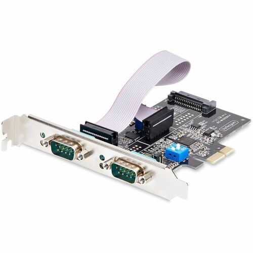 Carte PCIe série 2 ports StarTech.com, double