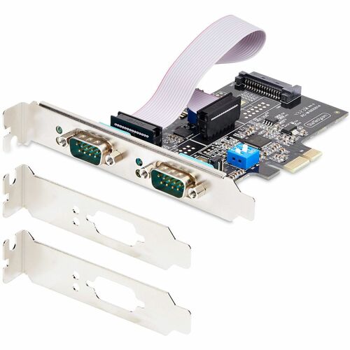 Carte PCIe série 2 ports StarTech.com, double