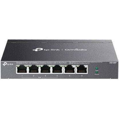 OMADA 6 PUERTOS 10/100 MBPS SW DE ESCRITORIO/4 PUERTOS 410/100 MBPS 67W ALIMENTACIÓN POE