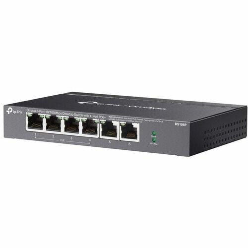 OMADA 6 PUERTOS 10/100 MBPS SW DE ESCRITORIO/4 PUERTOS 410/100 MBPS 67W ALIMENTACIÓN POE