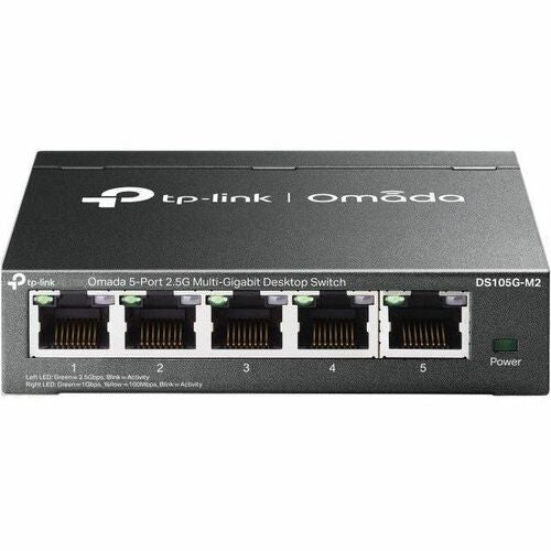 Switch de escritorio multigigabit OMADA de 5 puertos y 2,5 G con puerto RJ45 de 5 puertos y 2,5 G
