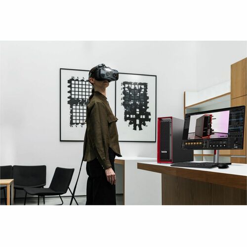 Lenovo ThinkStation P5 30GA004MUS Workstation - 1 Xeon w3-2425 - vPro Technology