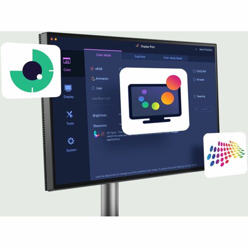 Moniteur LED Full HD BenQ GW2490 24 pouces - 16:9 - Noir