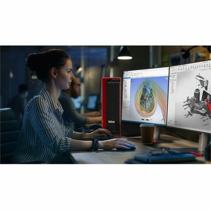 Lenovo ThinkStation P8 30HH003DUS Workstation - 1 Ryzen Threadripper PRO 7955WX - 64 GB