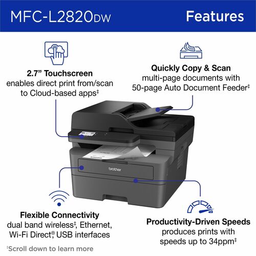 LASER MONOCHROME COMPACT. MULTIFONCTION