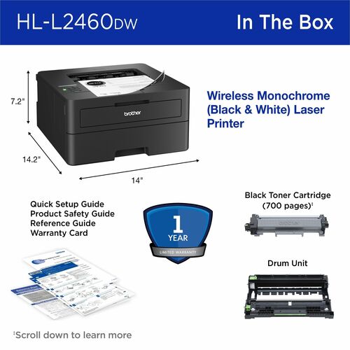 COMPACT MONOCHROME LASER .PRINTER