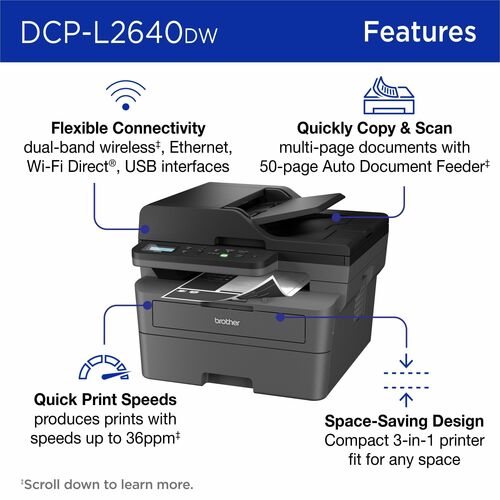 MONOCHROME LASER MULTIFUNCTION .PRINTER
