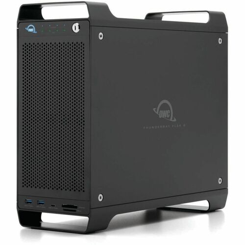 88,0 To (4 disques SSD NVME U.2 de 2,0 To et 4 disques durs de 20,0 To) THUNDERBAY FLEX 8