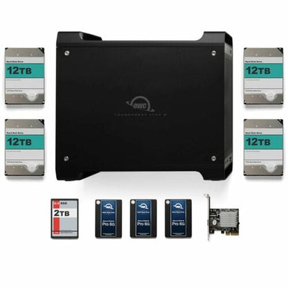 128.0TB (4X4.0TB NVME SSD 7X16.0TB HDD) THUNDERBAY FLEX 8