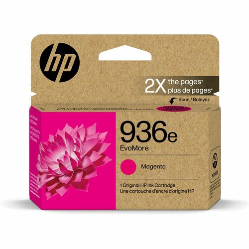 Cartouche d'encre jet d'encre haute capacité d'origine HP EvoMore 936e - M