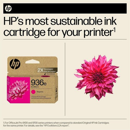 Cartucho de tinta de inyección de tinta original HP EvoMore 936e de alto rendimiento - M