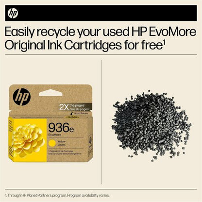 Cartucho de tinta de inyección de tinta original HP EvoMore 936e de alto rendimiento - Y