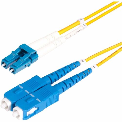 StarTech.com 10m (32.8ft) LC to SC (UPC) OS2 Single Mode Duplex Fiber Optic Cable