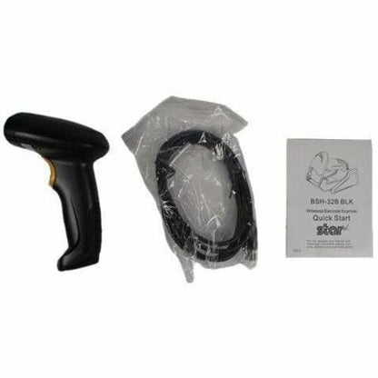 Kit de escáner de código de barras Star Micronics BSH-32B - Conectividad inalámbrica - 164 pies (499