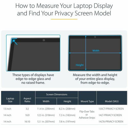StarTech.com StarTech.com 14in 16:9 Touch Privacy