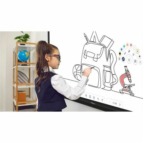 86IN INTERACTIVE 4K UHD FLAT PANEL. COLLABORATIVE WHITEBOARD