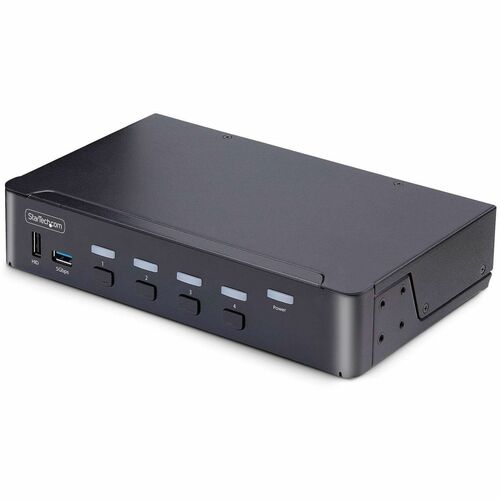 CONMUTADOR KVM DE 4 PUERTOS DISPLAYPORT 8K 60HZ TECLAS DE ACCESO RÁPIDO CUMPLE CON TAA