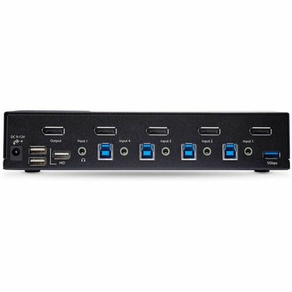 CONMUTADOR KVM DE 4 PUERTOS DISPLAYPORT 8K 60HZ TECLAS DE ACCESO RÁPIDO CUMPLE CON TAA