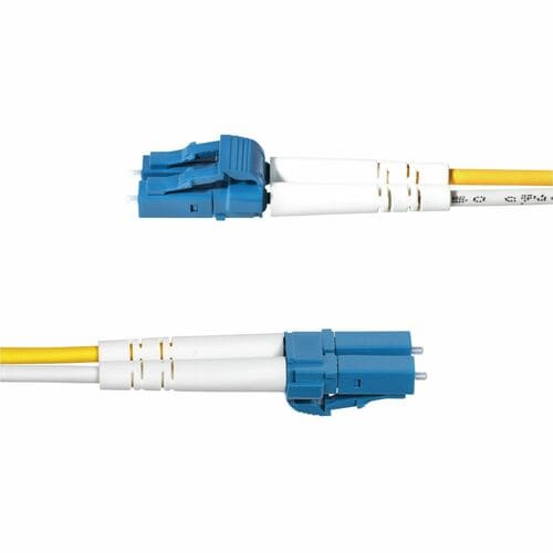 StarTech.com 10m (32.8ft) LC to LC (UPC) OS2 Single Mode Duplex Fiber Optic Cable