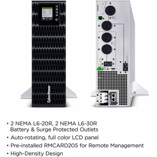 Cyber Power CyberPower Smart App Online OL5KRTHDL 5000VA Rack/tower UP