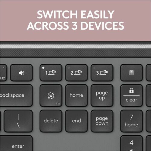 Clavier Logitech Signature Slim K950 - Connectivité sans fil - Bluetooth