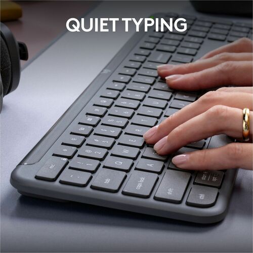 Clavier Logitech Signature Slim K950 - Connectivité sans fil - Bluetooth