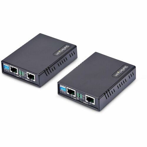 Kit extensor Ethernet VDSL2 de StarTech.com sobre cable de par único, repetidor LAN de hasta 0,6 mi