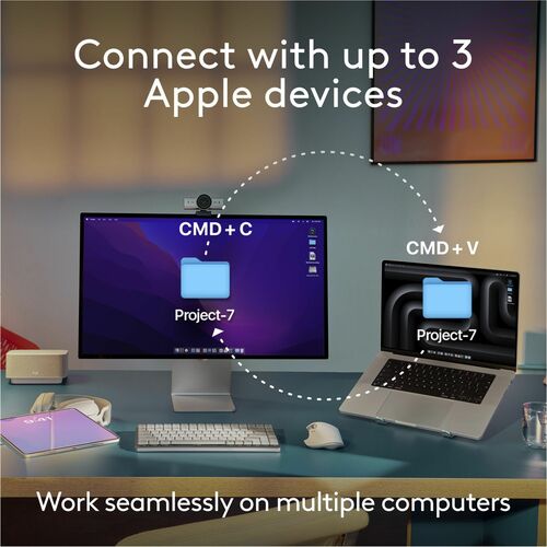 MX KEYS S FOR MAC-SPACE GREY MULTI 4