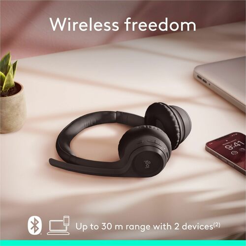 Logitech Zone 300 Headset - Stereo - Wireless
