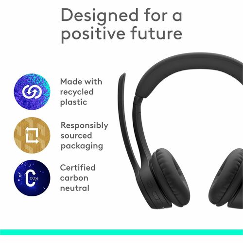 Logitech Zone 300 Headset - Stereo - Wireless