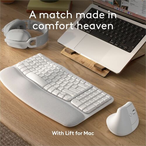 Touches ondulées pour Mac - Blanc cassé Multi 4