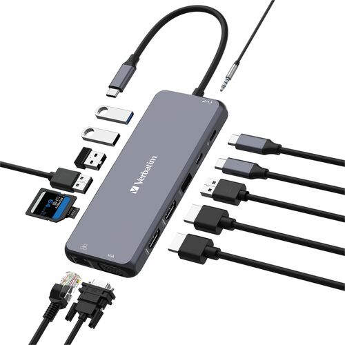 Hub multiport Verbatim USB-C Pro CMH 14 - 14 ports