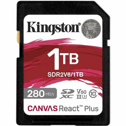 1TB CANVAS REACT PLUS SDXC UHS-II 280R/150W U3 V60 FOR FULL