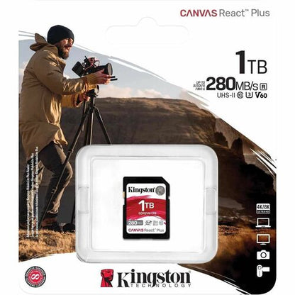 1TB CANVAS REACT PLUS SDXC UHS-II 280R/150W U3 V60 FOR FULL