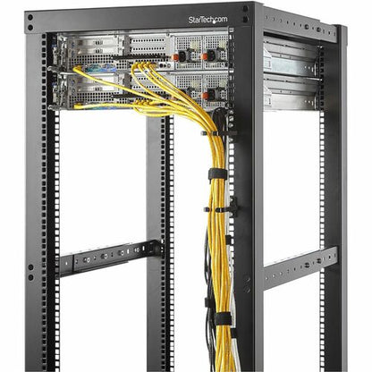 StarTech.com 5-Pack 1U Vertical Cable Management D-Ring Hooks, Server Rack Cable