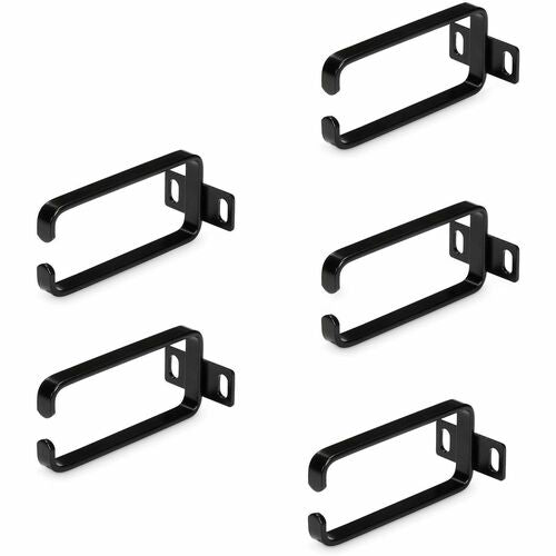 StarTech.com 5-Pack 1U Vertical Cable Management D-Ring Hooks, Server Rack Cable