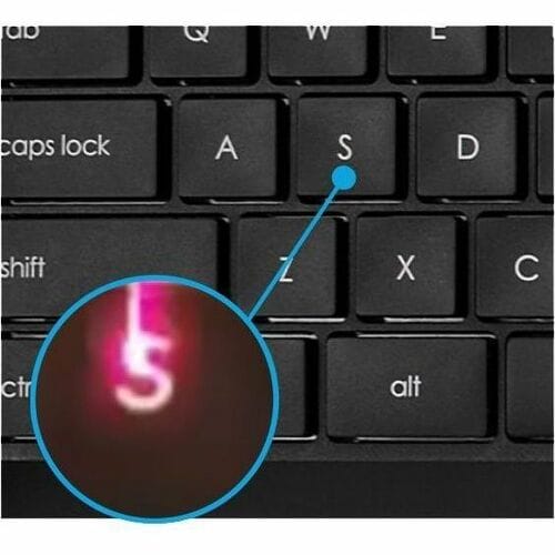 Clavier USB Pro QWERTY US ANGLAIS US Touches gravées au laser