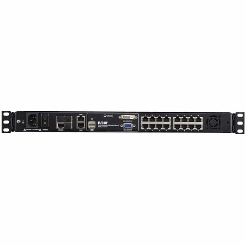 KVM IP de 16 puntos con consola para 1+1 usuarios
