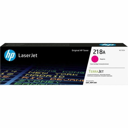 CARTUCHO DE TÓNER LASERJET MAGENTA 218A