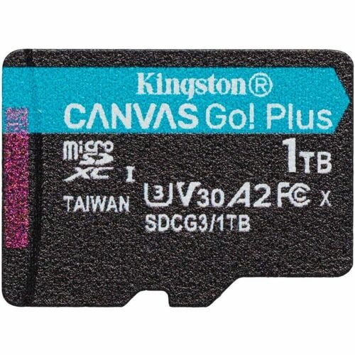 1TB MICROSDXC CANVAS GO PLUS 170R A2 U3 V30 SINGLE PACK W/O ADP