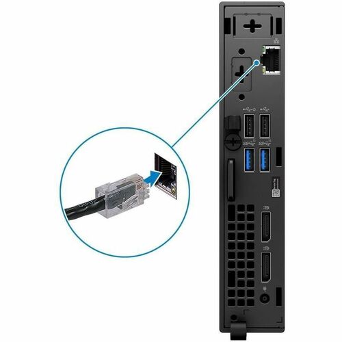 Cliente ligero Dell OptiPlex 3000 Pentium Silver N6005 de cuatro núcleos (4 núcleos) a 2 GHz - Negro