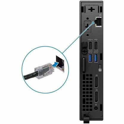 Cliente ligero Dell OptiPlex 3000 Pentium Silver N6005 de cuatro núcleos (4 núcleos) a 2 GHz - Negro
