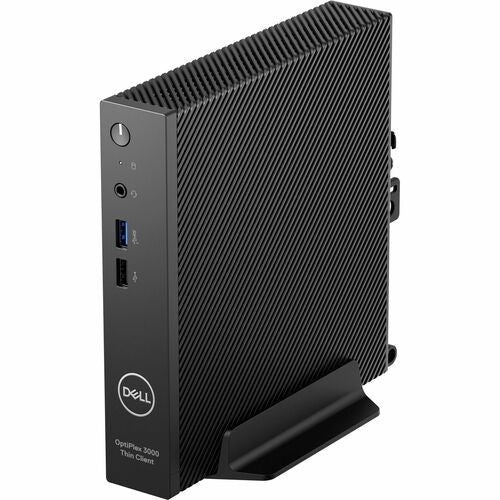 Cliente ligero Dell OptiPlex 3000 Celeron N5105 de cuatro núcleos (4 núcleos) a 2 GHz - Negro