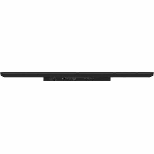Écran plat professionnel 4K UHD 98 pouces. Support multimédia intégré.