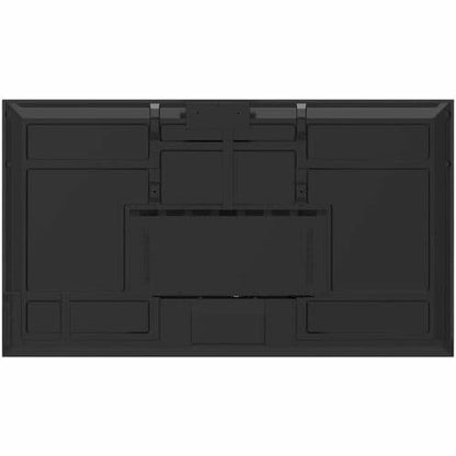 Écran plat professionnel 4K UHD 98 pouces. Support multimédia intégré.