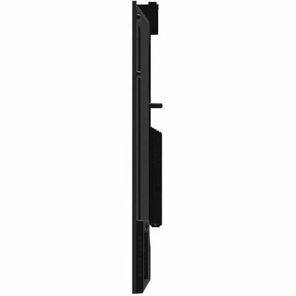 Écran plat professionnel 4K UHD 98 pouces. Support multimédia intégré.
